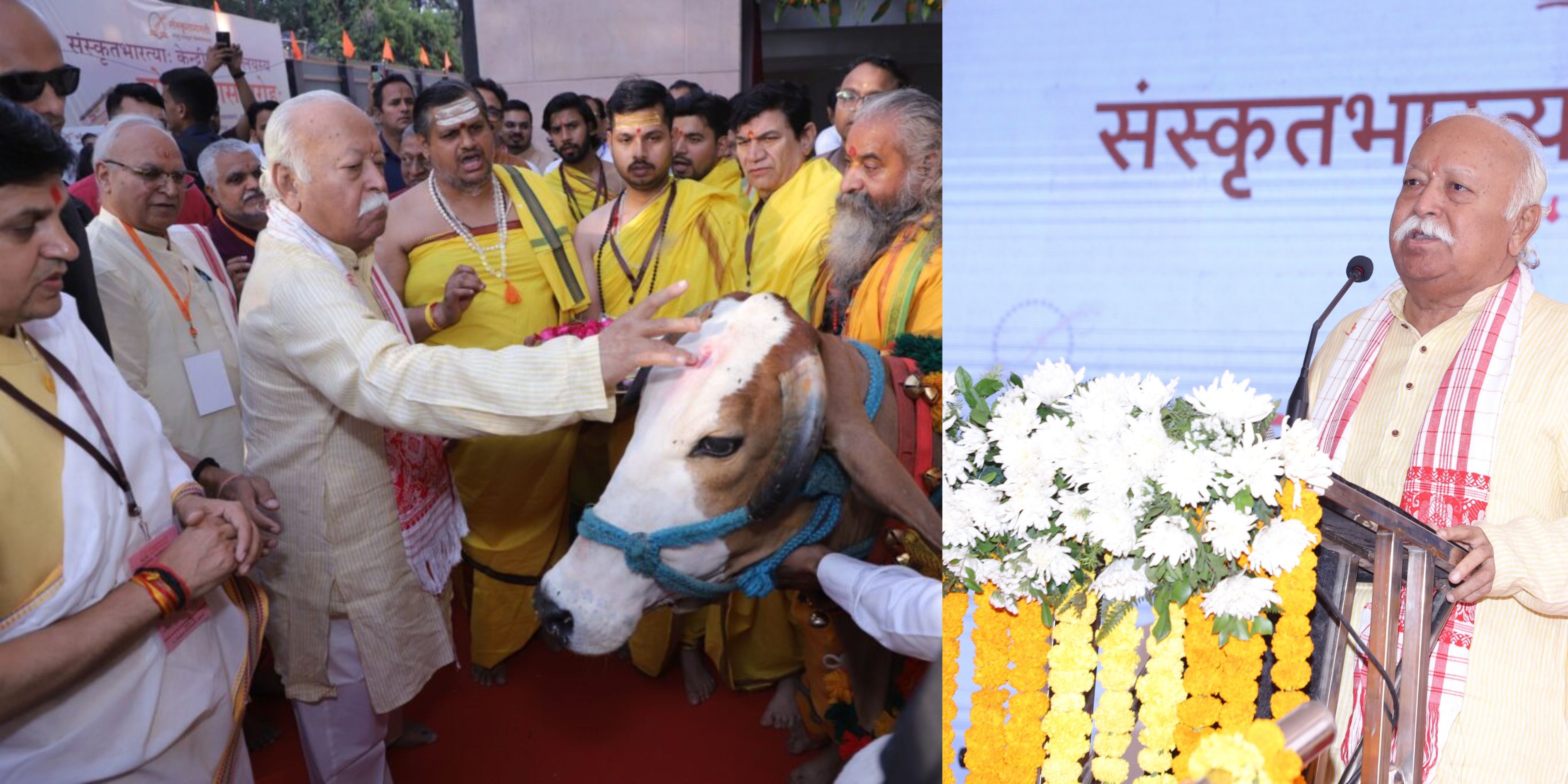 સંસ્કૃત ભાષા ભારતની સંસ્કૃતિ, પરંપરા અને વિશ્વ દૃષ્ટિકોણનો પાયો છે - ડૉ. મોહન ભાગવત જી